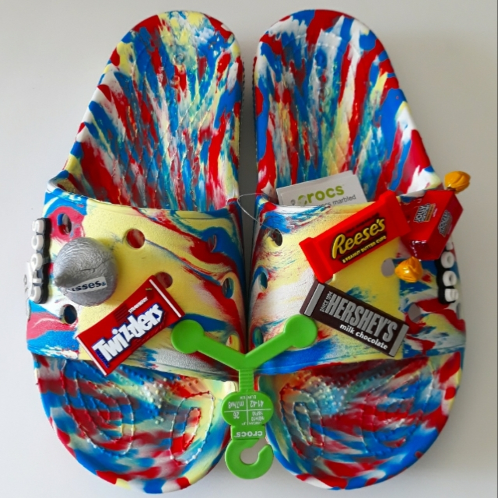 (New) Crocs Candy Slides Set (W7/M5) (W8/M6) (W9/M7) (W10/M8)